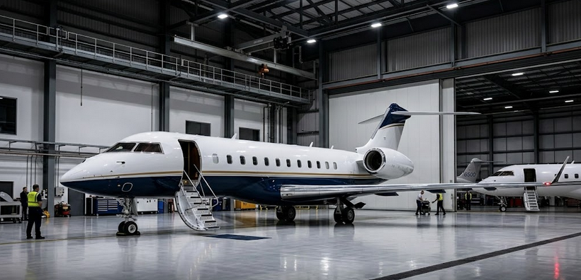 Dassault Falcon 7X at Le Bourget Airport Paris 2007