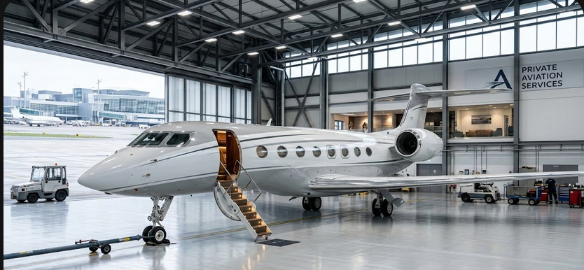 Gulfstream G700 business jet at EBACE 2023